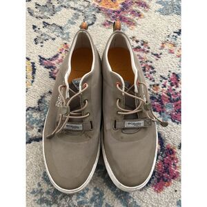 columbia PFG Men's Dorado CVO Tan/Orange  Boatshoes. Size Men's‎ USA 11. USED